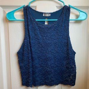 Free People Lace Crop Tank